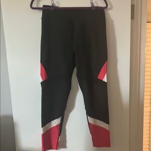 Black and Red Leggings